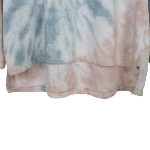 MAX STUDIO PERFORMANCE TIE DIE PRINT HI LOW SWEATER - Picture 4 of 8